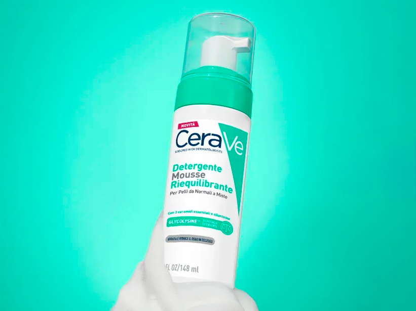 Mousse detergente riequilibrante CeraVe