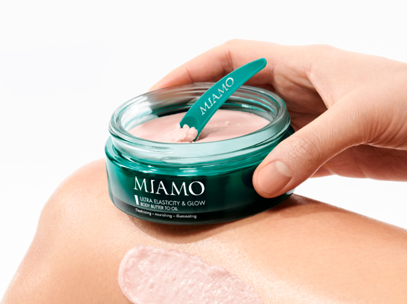 Ultra Elasticity & Glow Body Butter to Oil Miamo